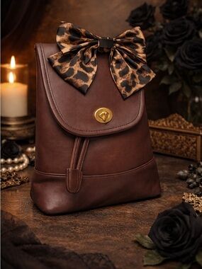 Excellent Condition Coach Rich Chocolate Mini Backpack Bag